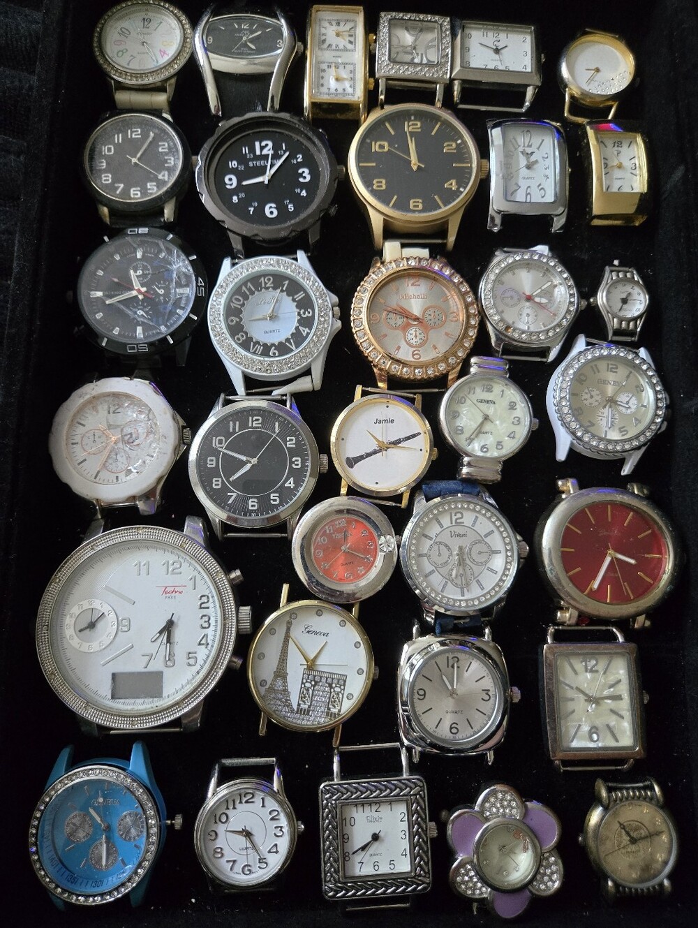 Watch Parts Craft Repair Broken Repurpose Vintage Fair Condition As Is Lot 1F